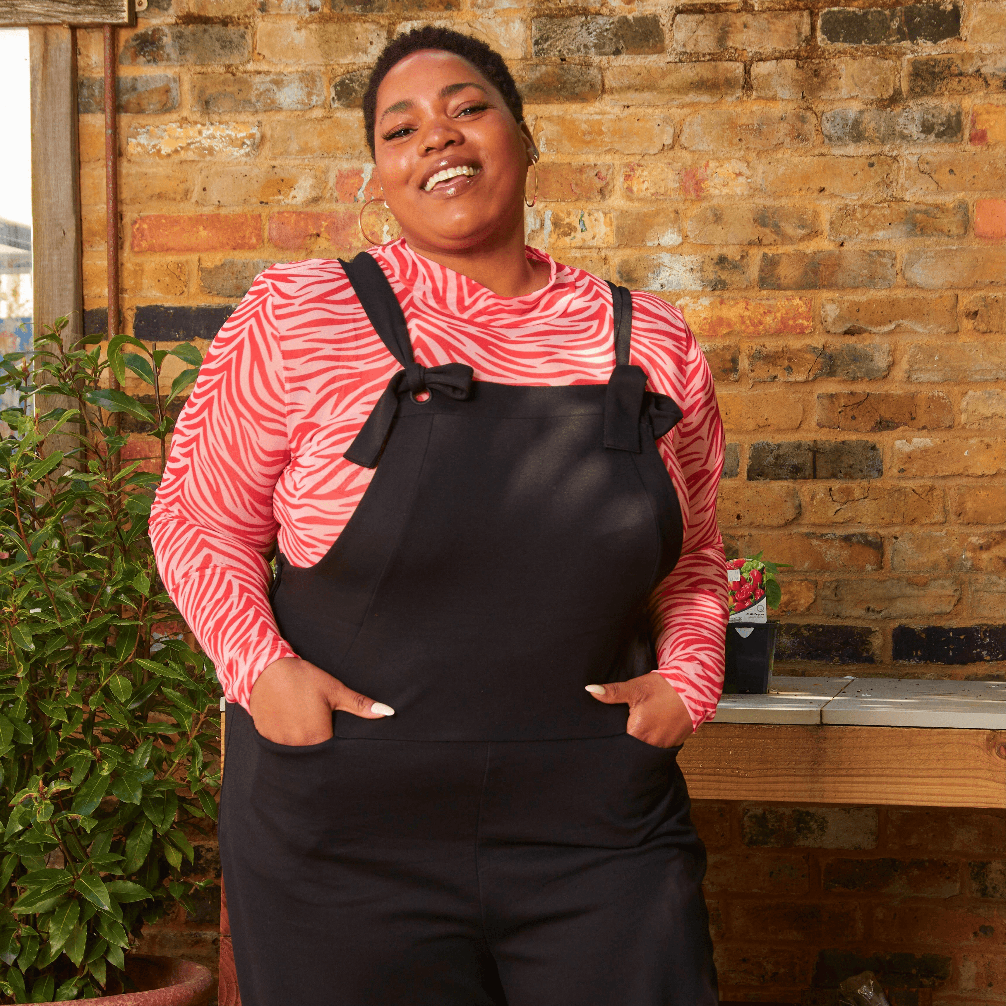 Snagaree Dungarees Black