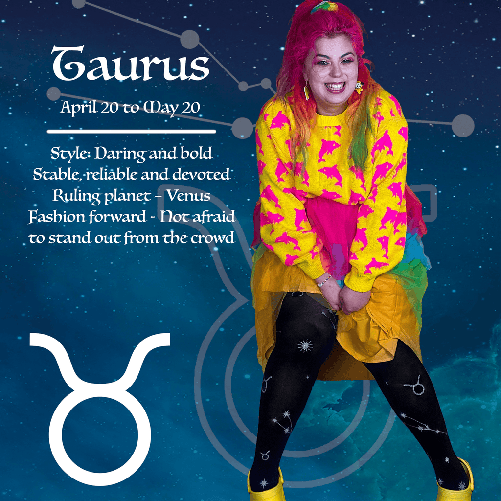 Opaque Zodiac Tights - Taurus - Snag Canada