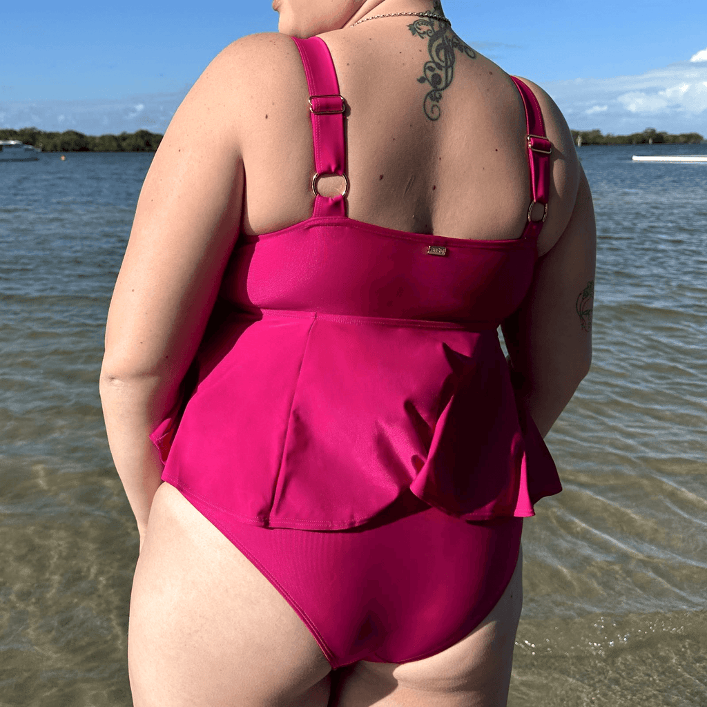 Bikini Top - Who you gonna call? - Hot Pink - Snag Canada