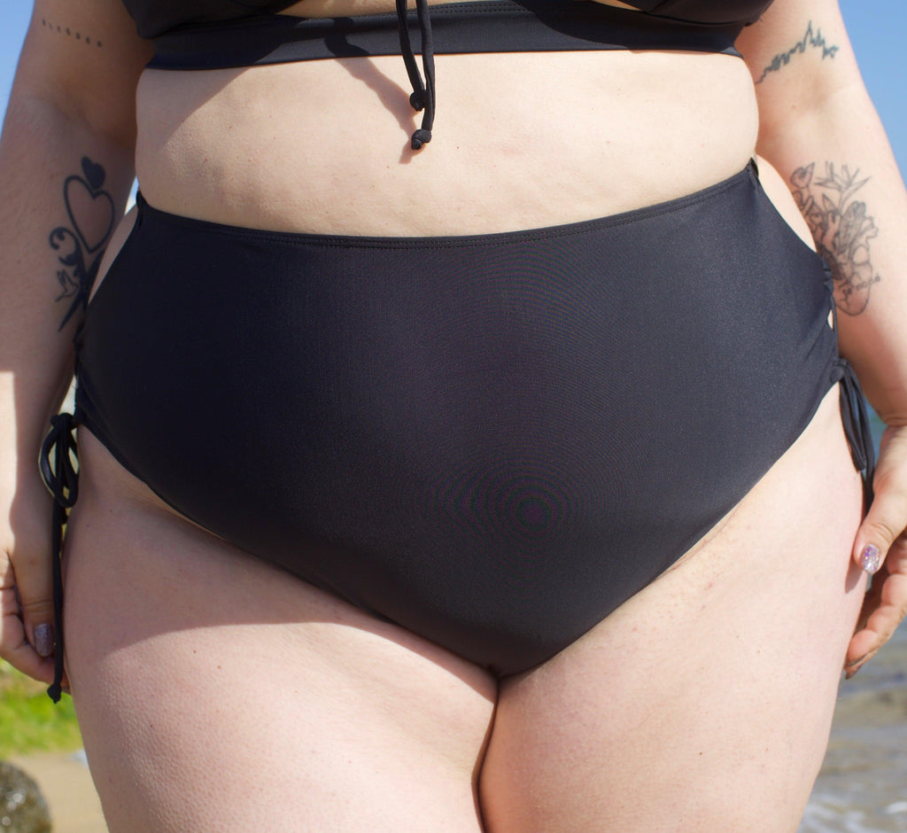 Bikini Bottoms - What Babe? - Black - Snag Canada