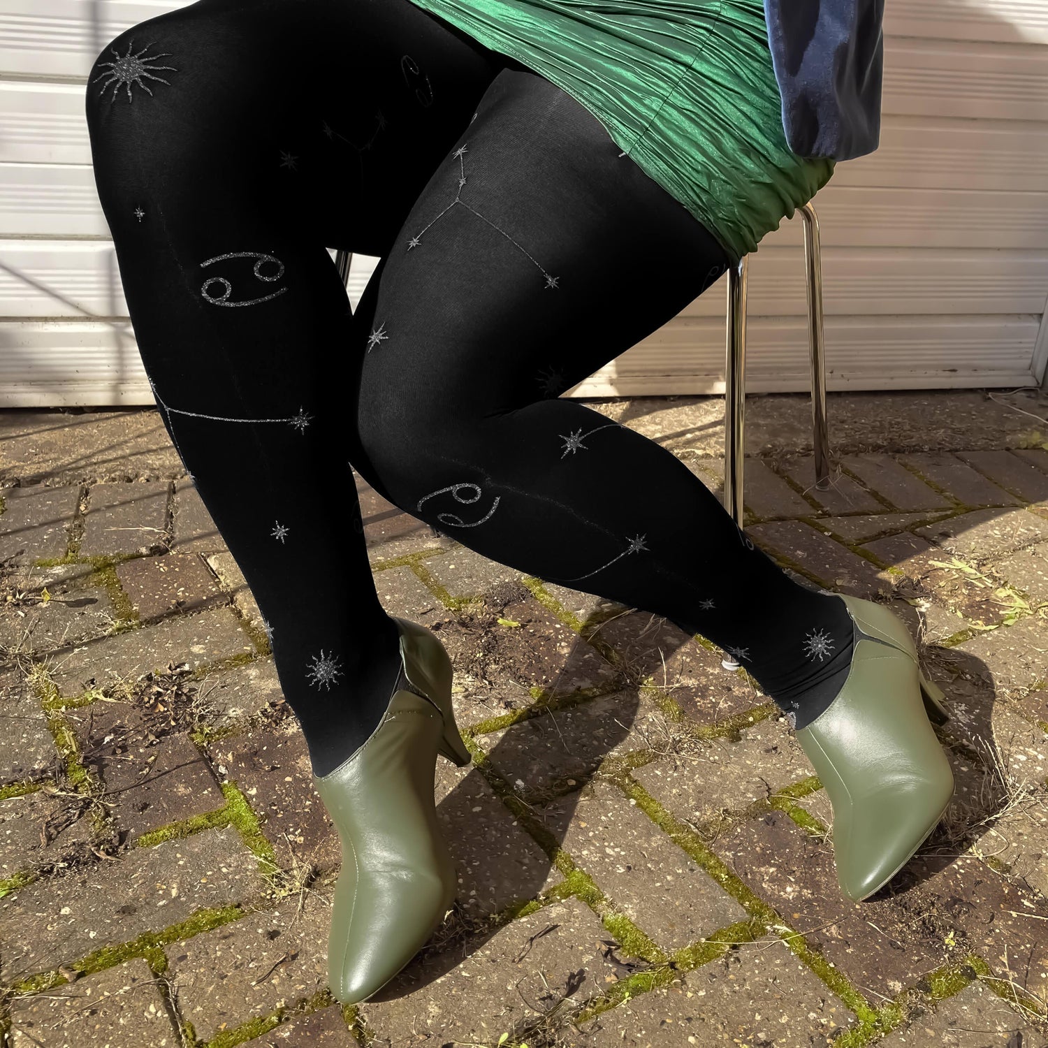 Opaque Zodiac Tights - Cancer - Snag Canada