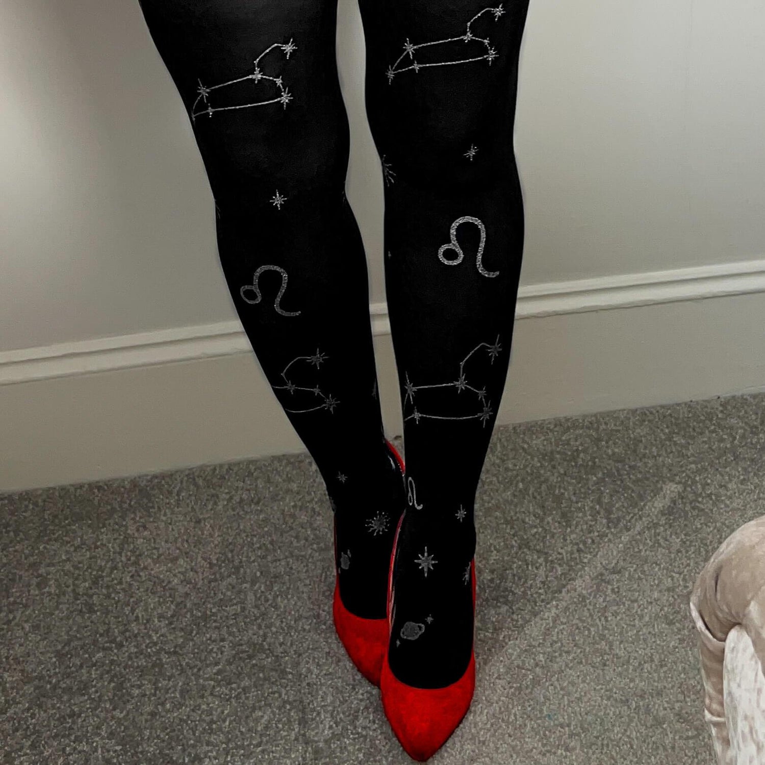 Opaque Zodiac Tights - Leo - Snag Canada