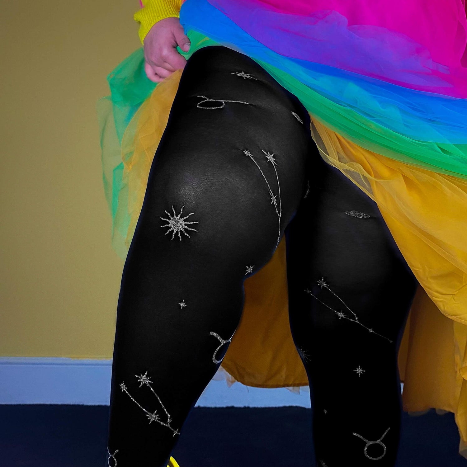 Opaque Zodiac Tights - Taurus - Snag Canada