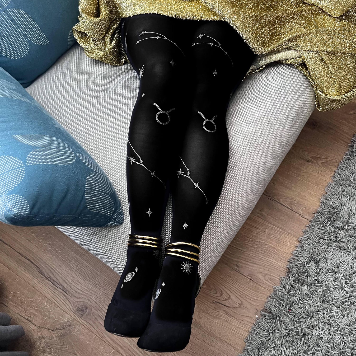 Opaque Zodiac Tights - Taurus - Snag Canada