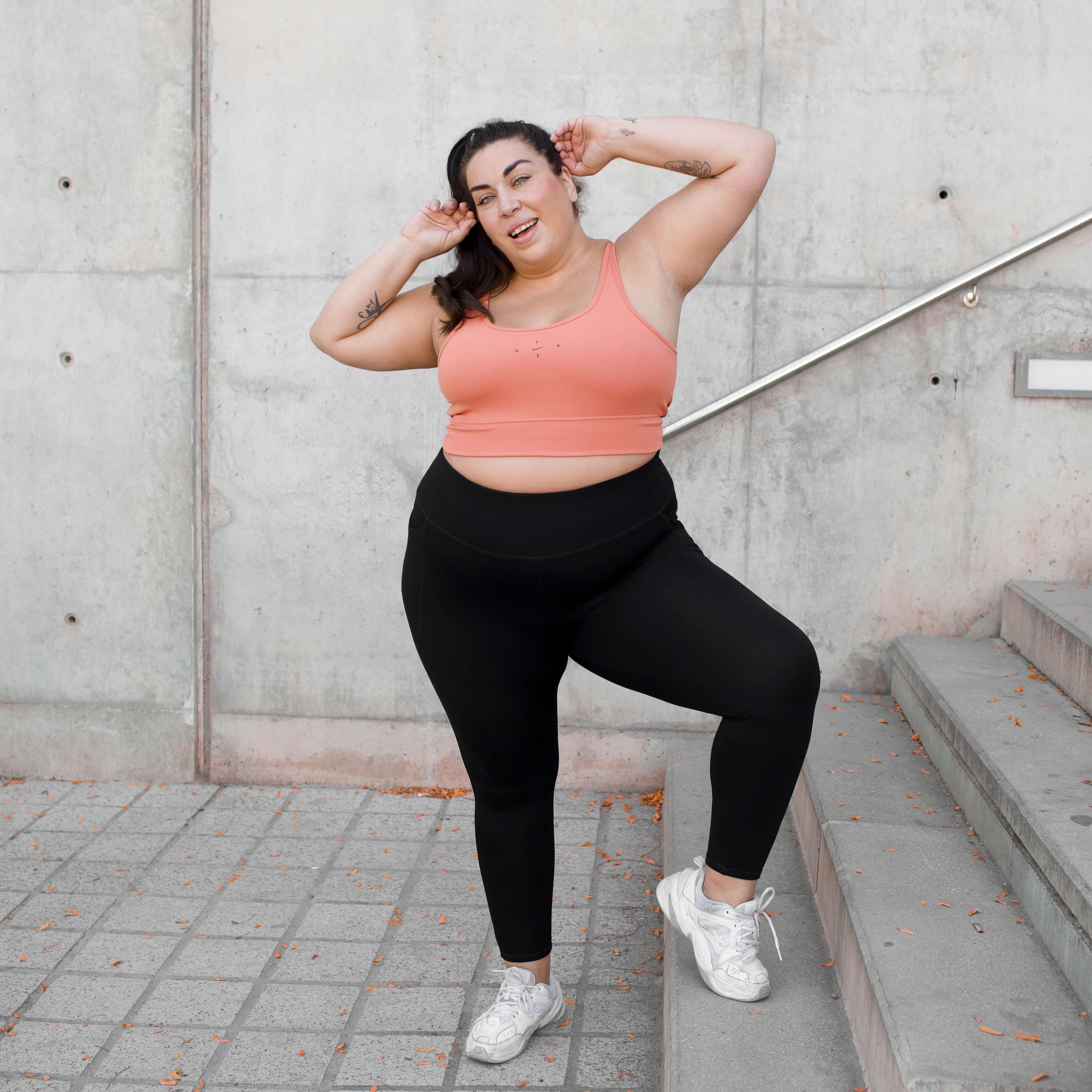 Black Gym Leggings with Pockets, Squat Proof