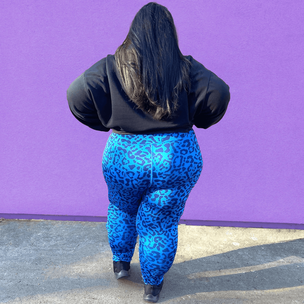 Active Wear Leggings - Midnight & Navy - Snag Canada