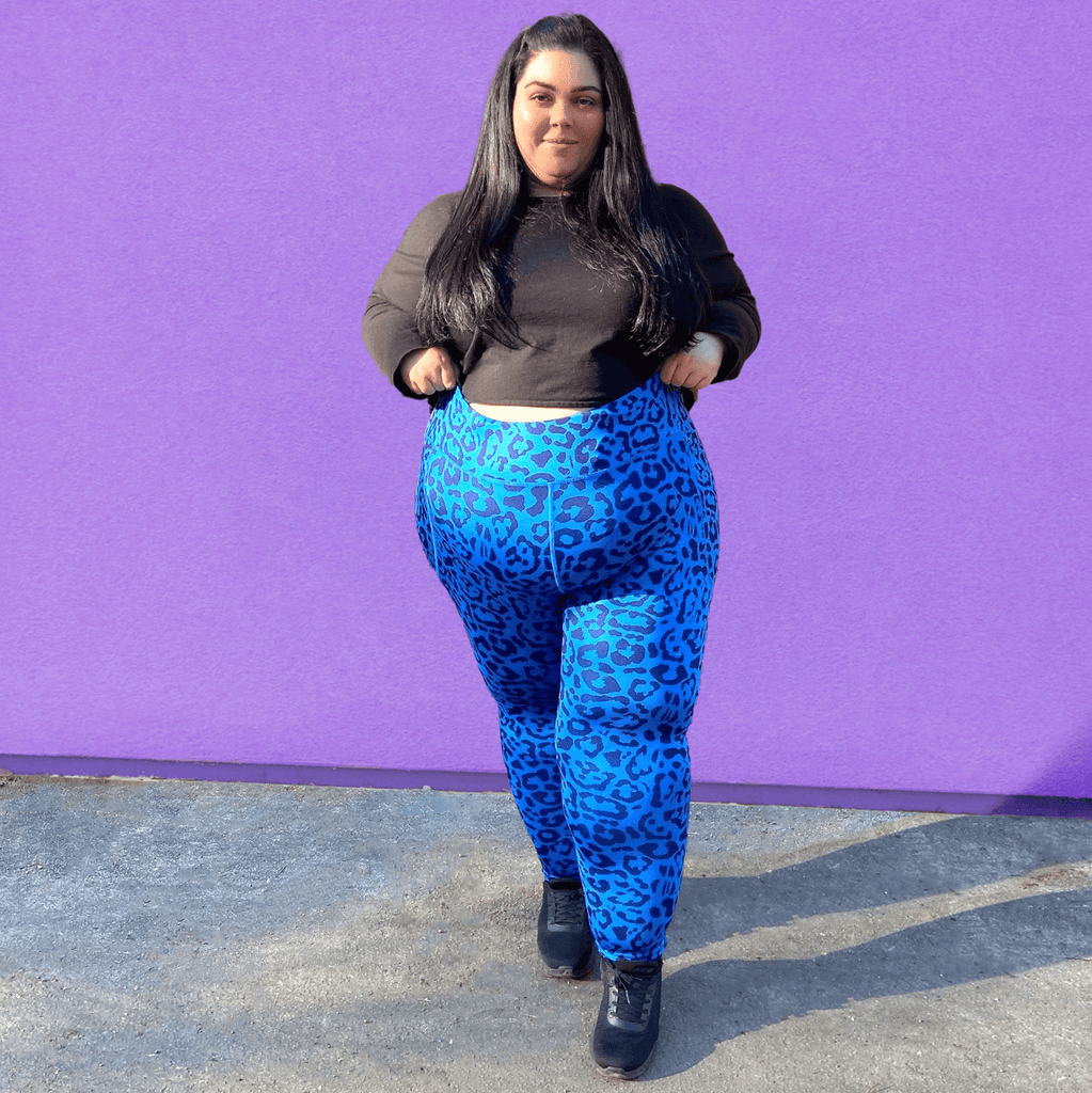 Active Wear Leggings - Midnight & Navy - Snag Canada