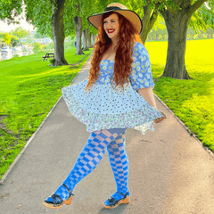 Racy Tights - True Blue - Snag Canada