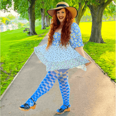 Racy Tights - True Blue - Snag Canada