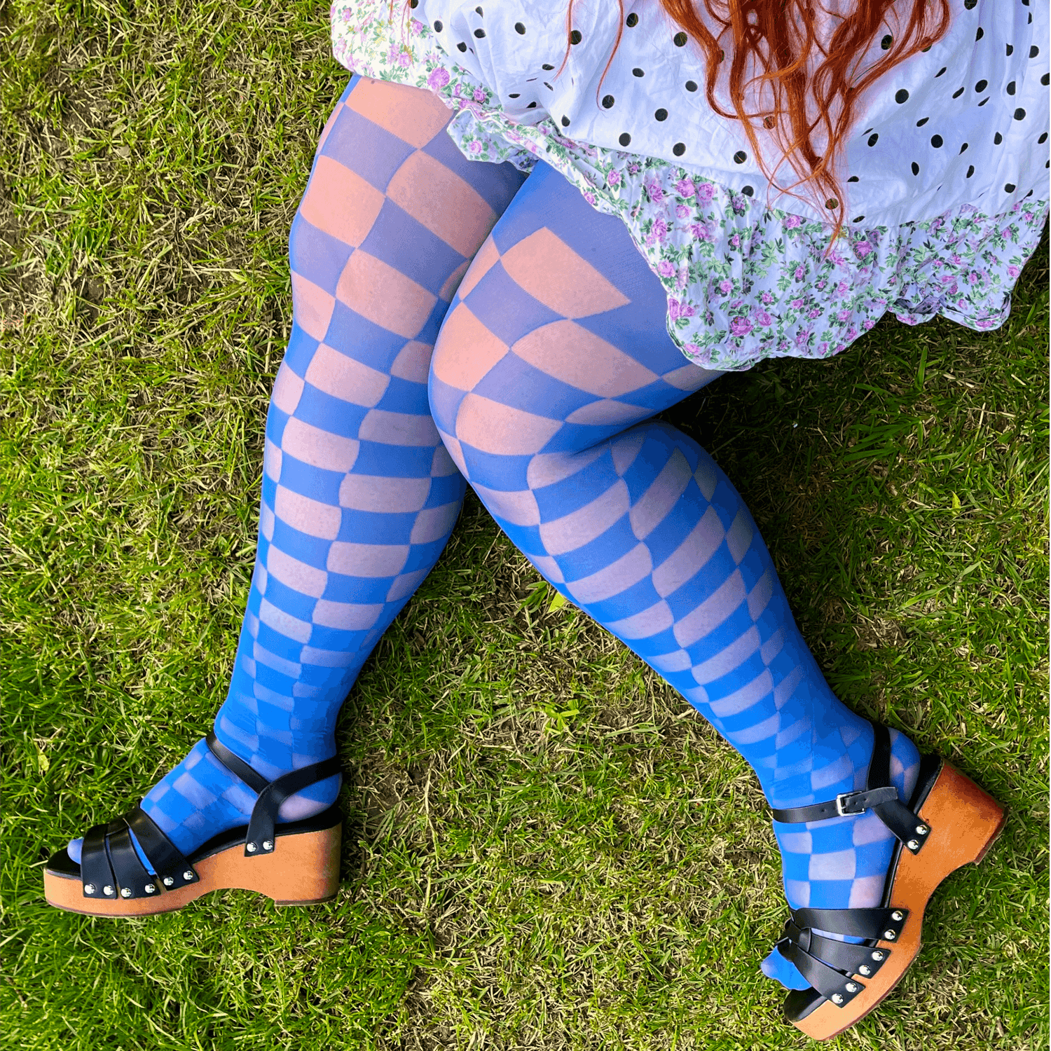 Racy Tights - True Blue - Snag Canada