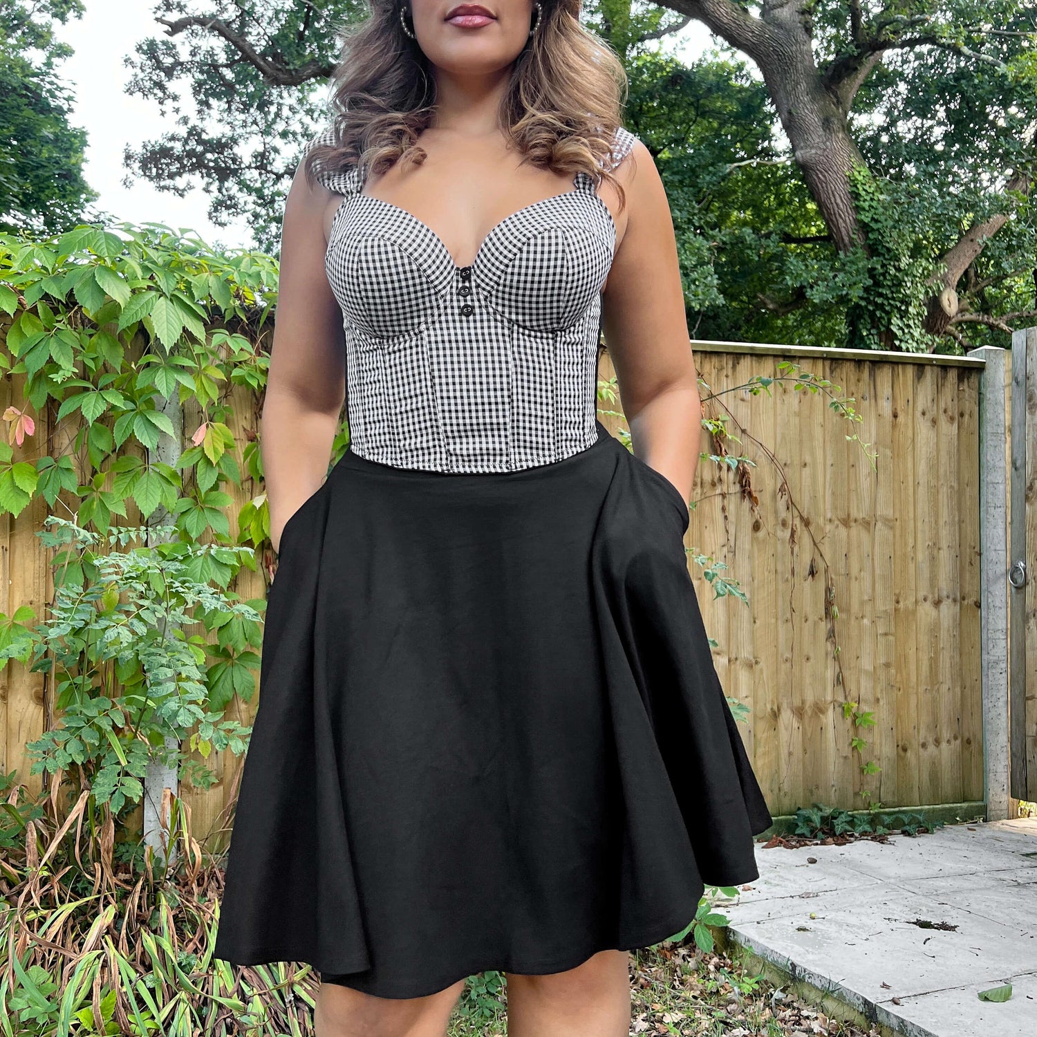 Flare Skirt - Oh My Gosh! - Black - Snag Canada