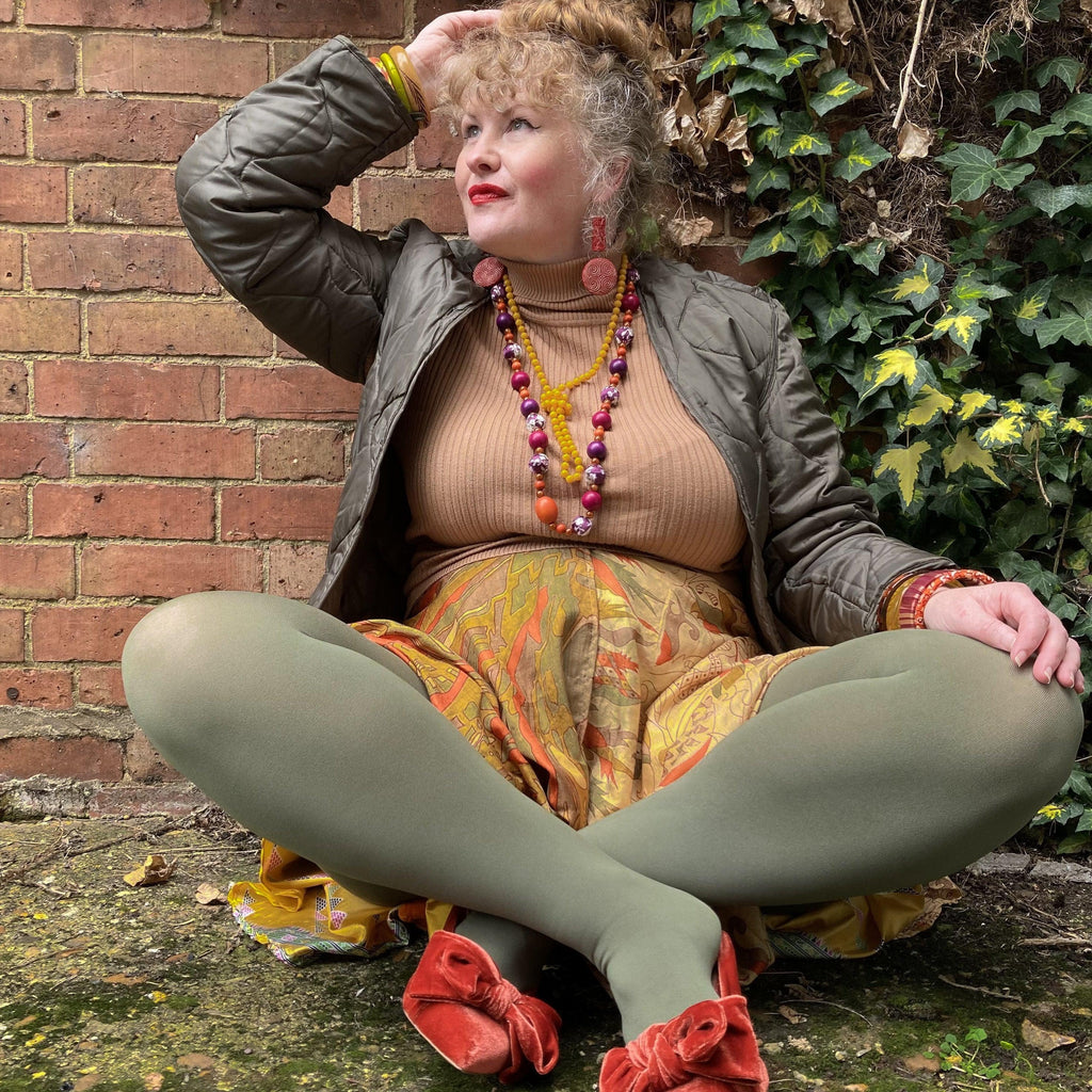 Super Opaque Tights - Thicket - Snag Canada