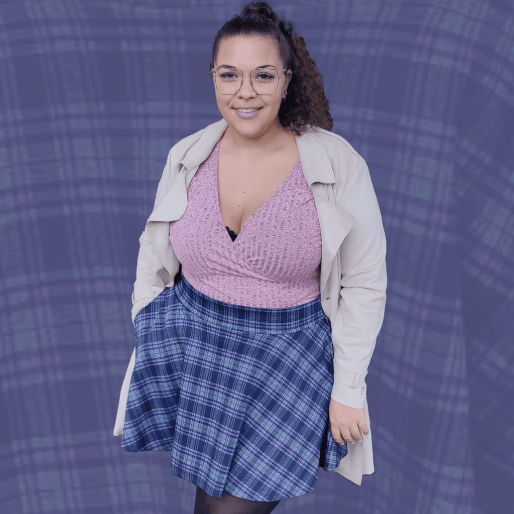 Mini Flare Plaid Skirt - Gosh! - Braw - Snag Canada