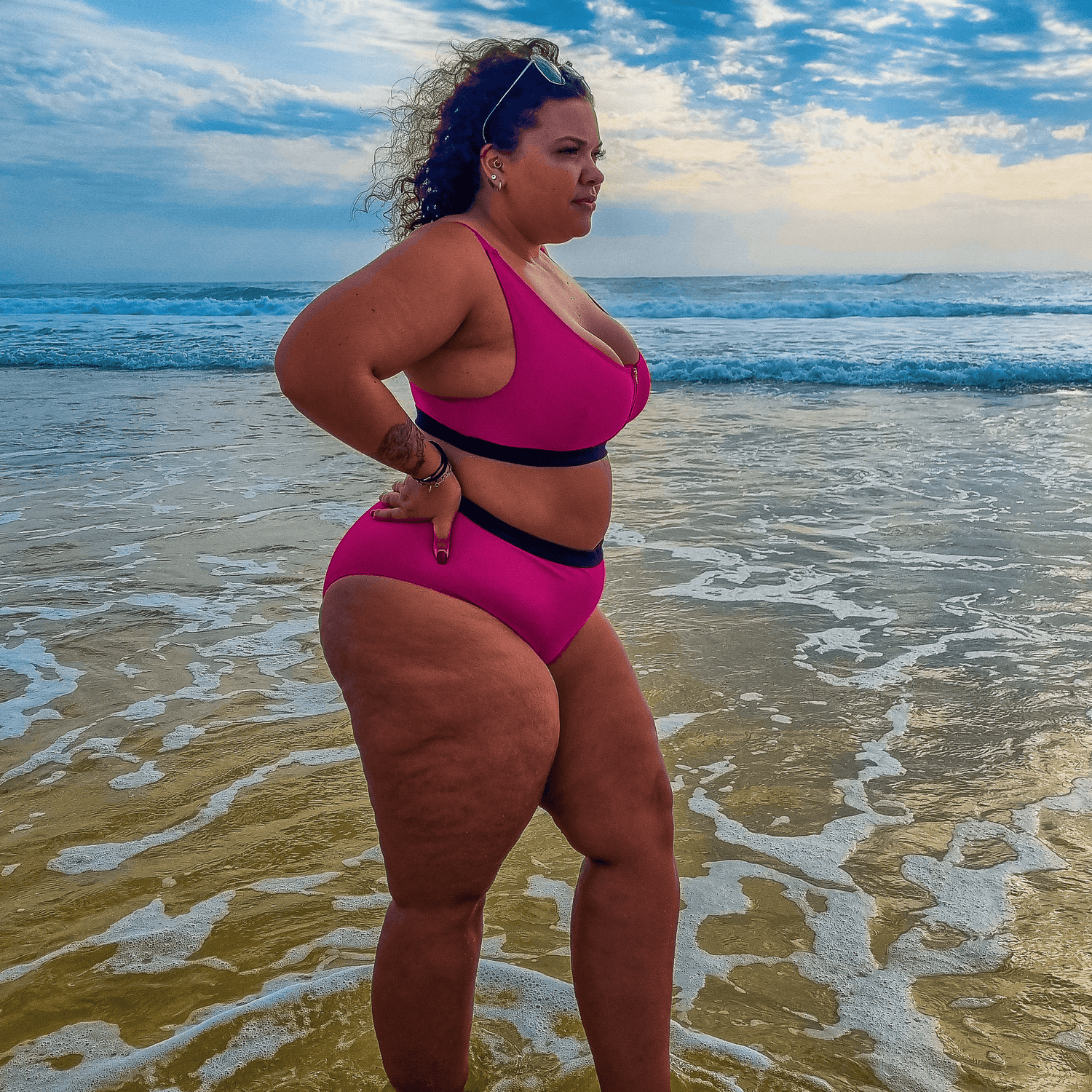 Bikini Bottoms - Hasta La Vista - Hot Pink - Snag