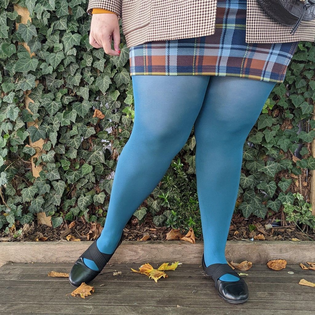 Super Opaque Tights - Blueberry Muffin - Snag Canada