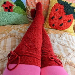 Thigh High Socks - Lobster - Snag Canada