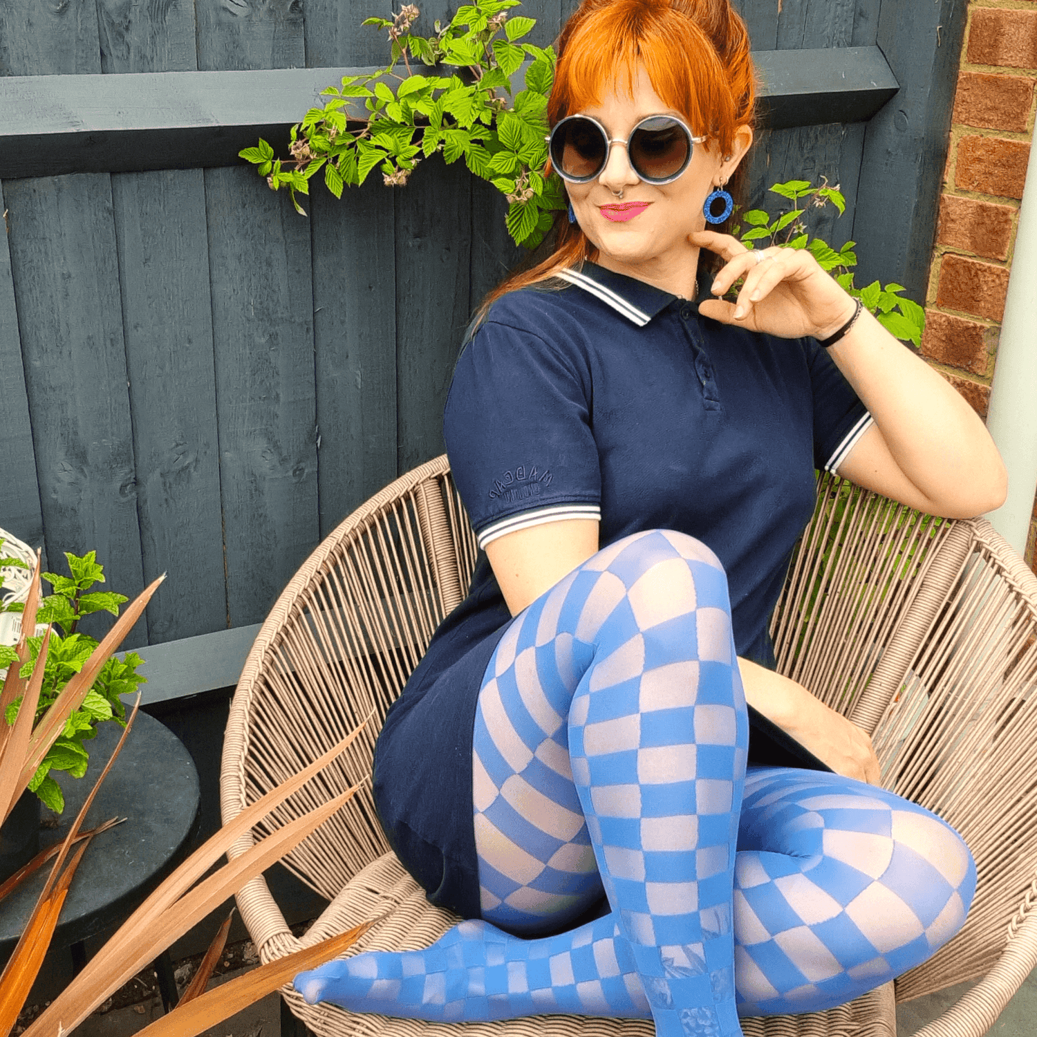 Racy Tights - True Blue - Snag Canada