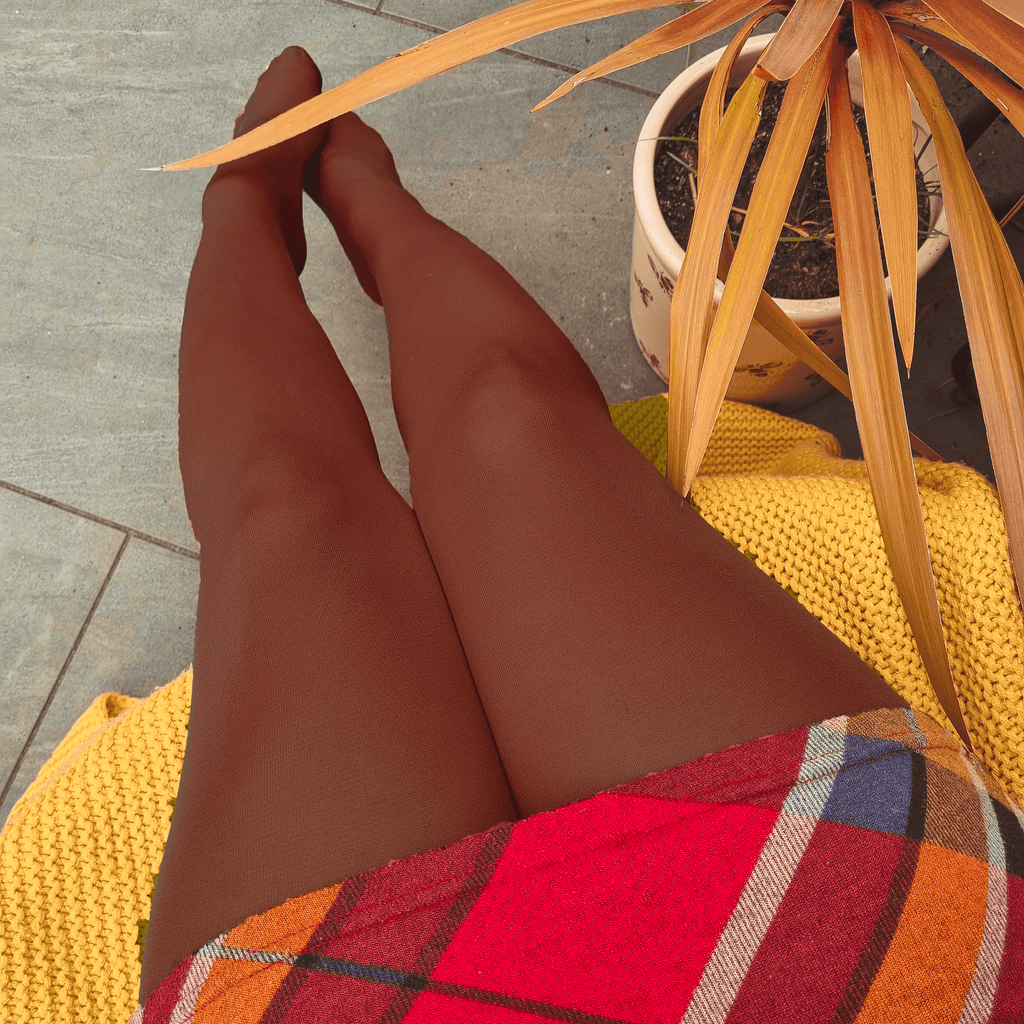 Opaque Tights - Root Beer - Snag Canada