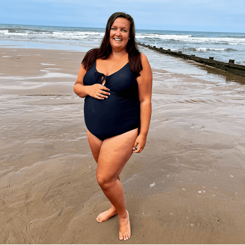 Maternity Swimsuit - That loving feel'in - Black - Snag Canada