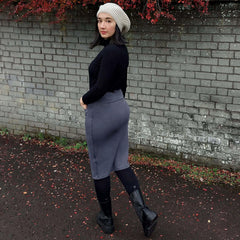 Pencil Skirt - Oh my! - Slate Grey - Snag Canada