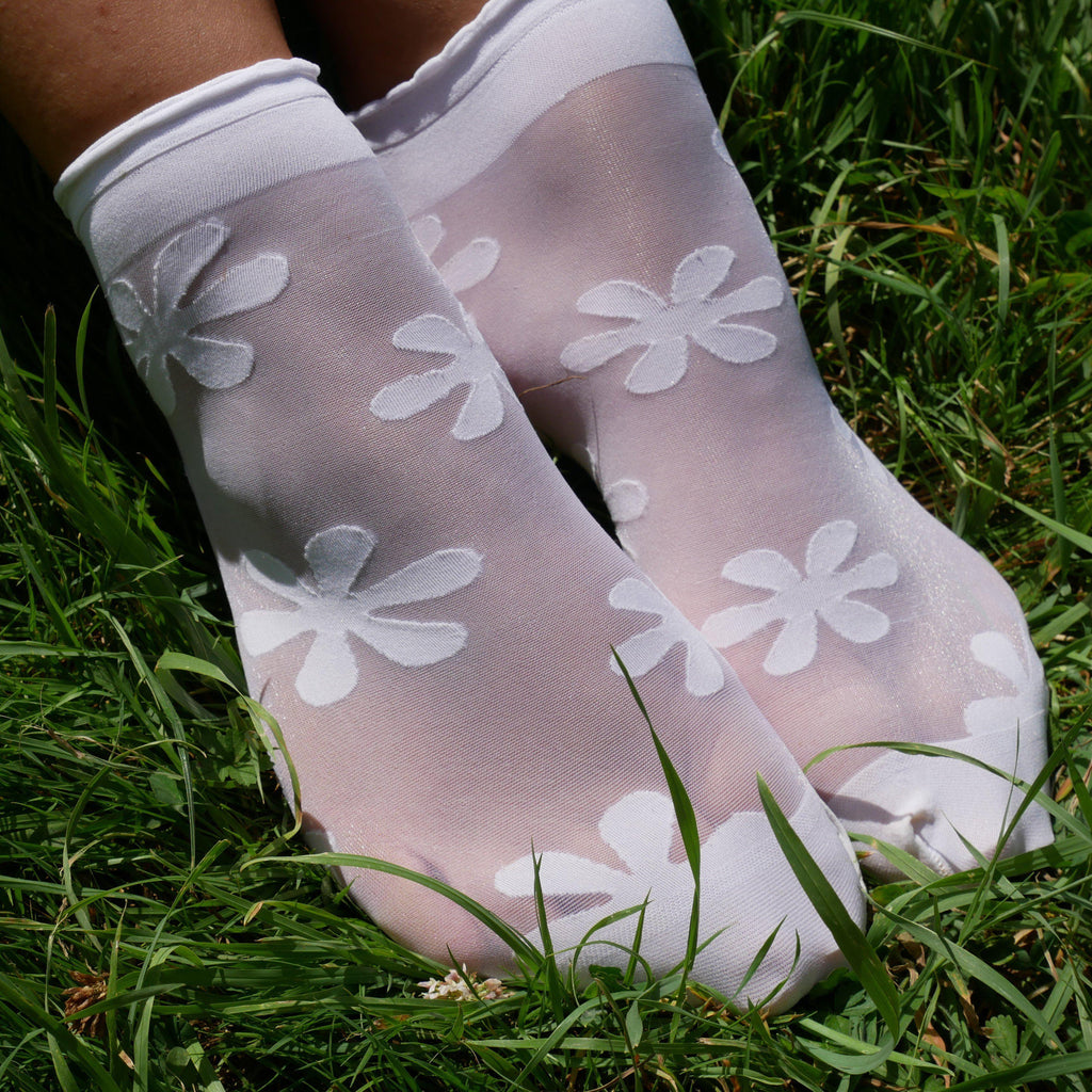 Ankle Sock Pop - White - Snag Canada