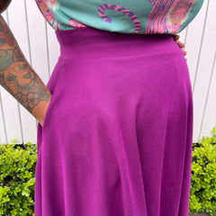 Flare Skirt - Oh My Gosh! - Figgy Pudding - Snag Canada