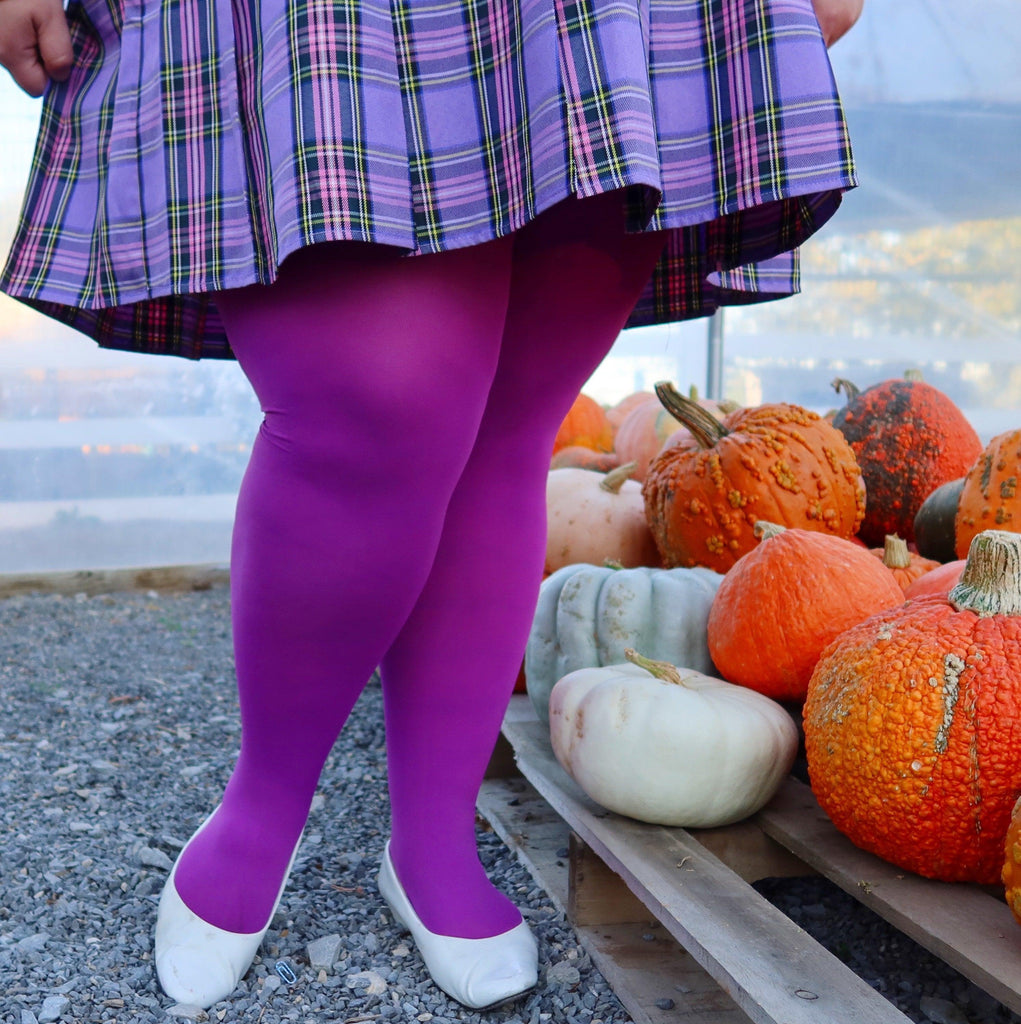 Opaque Tights - Grape Escape - Snag Canada