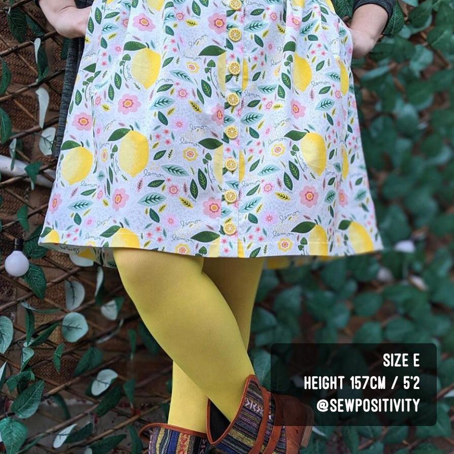 Footless Tights - Lemon Sherbet